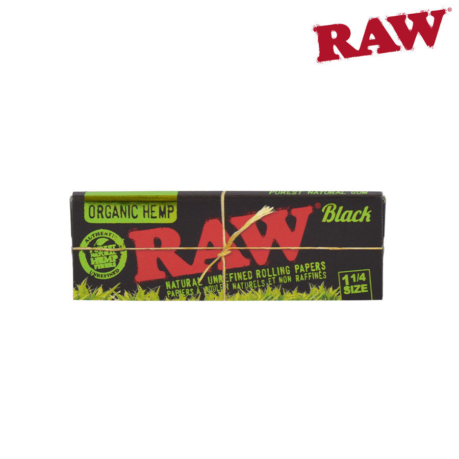 RAW Black Organic Hemp 1¼
