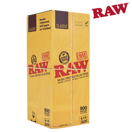 RAW Classic 1¼ Pre-Rolled Cone 900PK