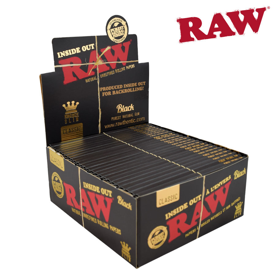 RAW Black Inside Out King Size Slim