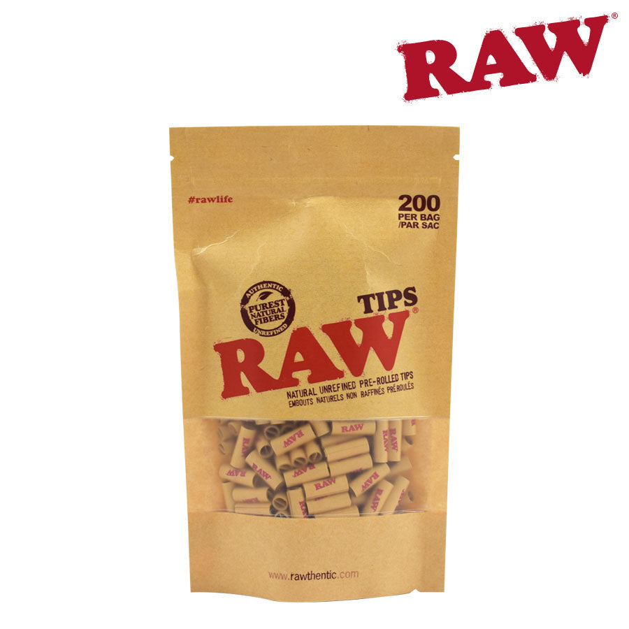 RAW Pre-Rolled Tips 200PK