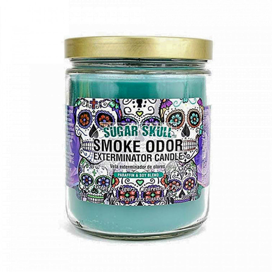 Smoke Odor Exterminator 13oz Sugar Skull Candle